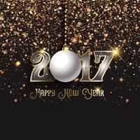 Happy New Year confetti background  vector