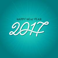 Happy New Year background with decorative text  vector