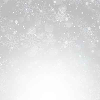 Silver Christmas snowflake background 