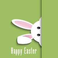 Easter bunny background vector