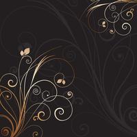 Decorative floral background 0612 vector