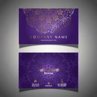 Elegant business card template vector