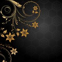 Decorative floral background  vector