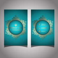 Elegante diseño de tarjeta de visita. vector