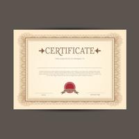 Certificate design background  vector
