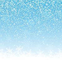 Christmas snow background vector