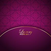 Luxurious pattern background vector