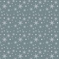 Snowflake and stars pattern  vector