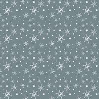 Snowflake and stars pattern  vector