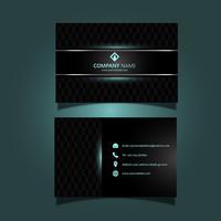 Modern business card design vector