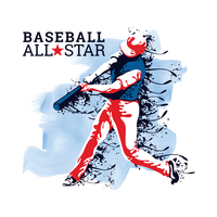 Baseball All-Star vector