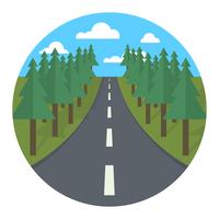 Flat Landscape Design vector