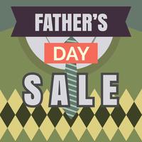 Fathers Day Sale Illustration Vector