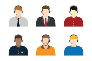 Male Customer Service Character vector