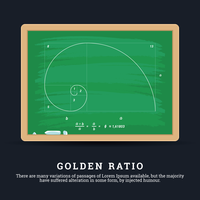 Golden Ratio Illustration vector