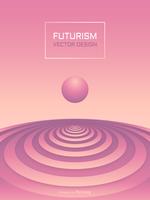 Futurism Abstract 3D Vector Cover Background