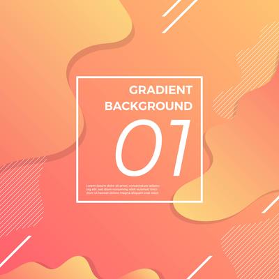 Futuristic Gradient Background with minimalist shape vector illustration