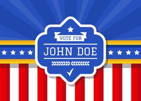 Political Campaign Sign Vector