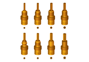 Vectors Of Screwdriver Heads