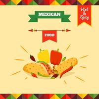 Mexican Food Menu Vectors