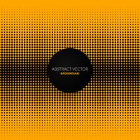 Yellow Abstract Background With Dots vector