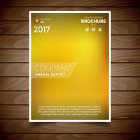 Gold Blur Brochure Design Template vector