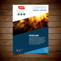 Modern Abstract Report Brochure Design Template vector