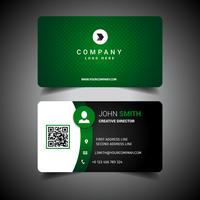 Green Business Card vector