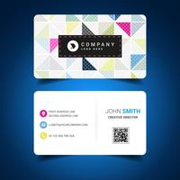 Colored Business Card vector