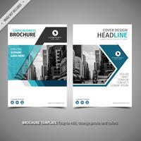 Blue Simple Brochure vector