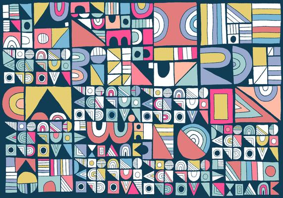 modern geometric pattern