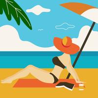 Beach Bum Vector