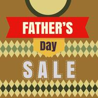 Fathers Day Sale Illustration Vector