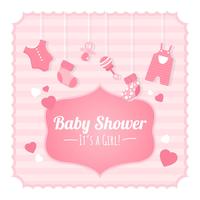 Baby Shower Background  vector