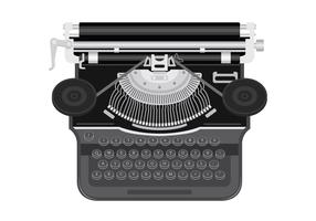 Typewriter Vector Illustration