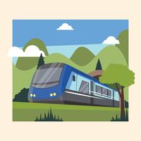 Locomotive Illustration vector