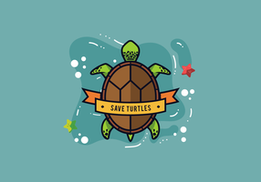 Vector de tortugas