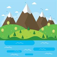 Flat National Park Vector