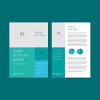 Health Brochure Design Template Vector