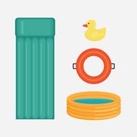 Pool Inflatables vector