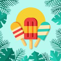 Popsicles Ice Cream Illustration vector