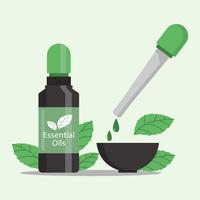 Essential Oils Sale Illustration vector