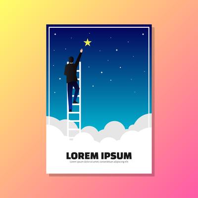Make Your Dreams Come True Motivational Poster Cover Template