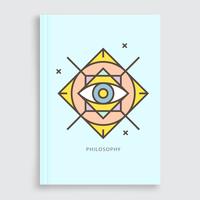 Philosophy Book Cover Vector