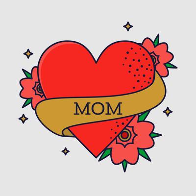 Free Mom Tattoo Vectors - Download Free Vector Art, Stock Graphics & Images