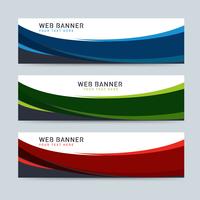 Line Elegant Header Set vector