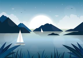 Vector Nature Landscape Illustration