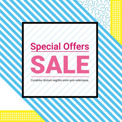 Vector Super Sale Offer Design