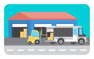 Delivery Illustration vector