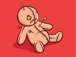 Voodoo Doll Illustration vector